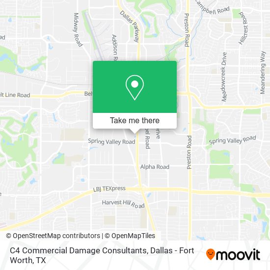 Mapa de C4 Commercial Damage Consultants
