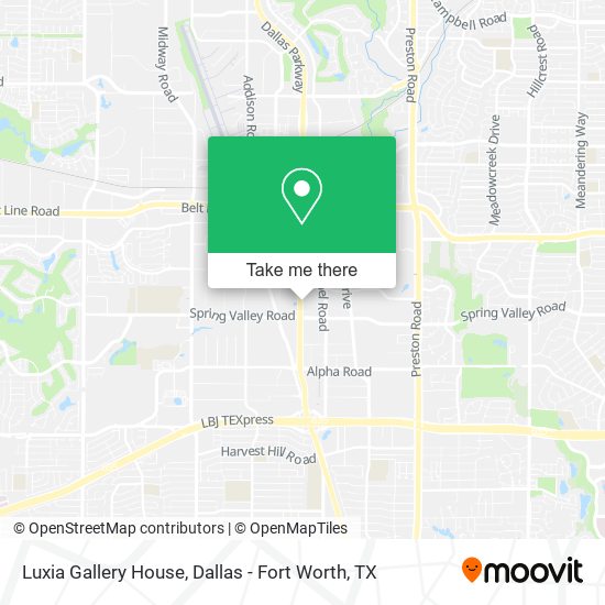 Mapa de Luxia Gallery House