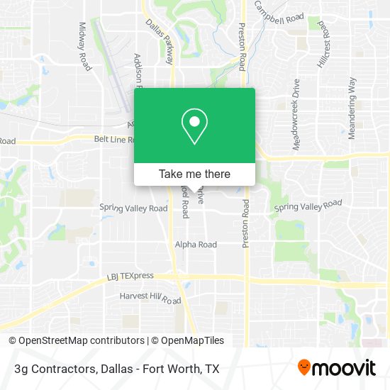3g Contractors map