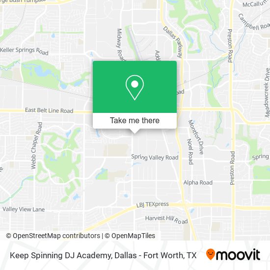 Keep Spinning DJ Academy map