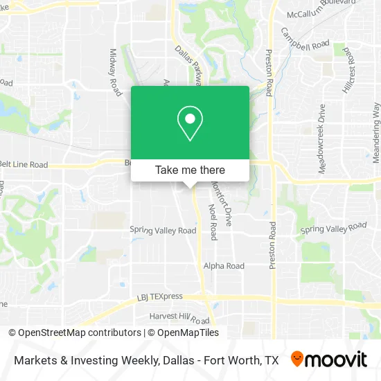 Markets & Investing Weekly map