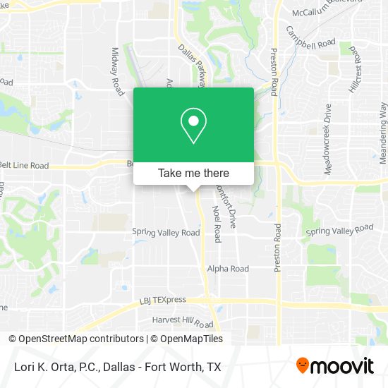 Lori K. Orta, P.C. map