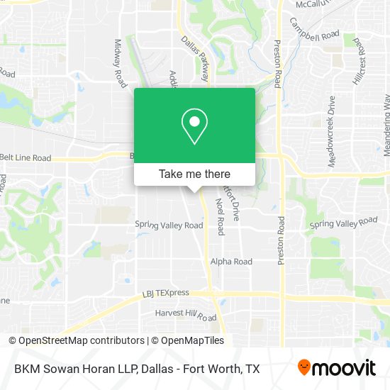 Mapa de BKM Sowan Horan LLP