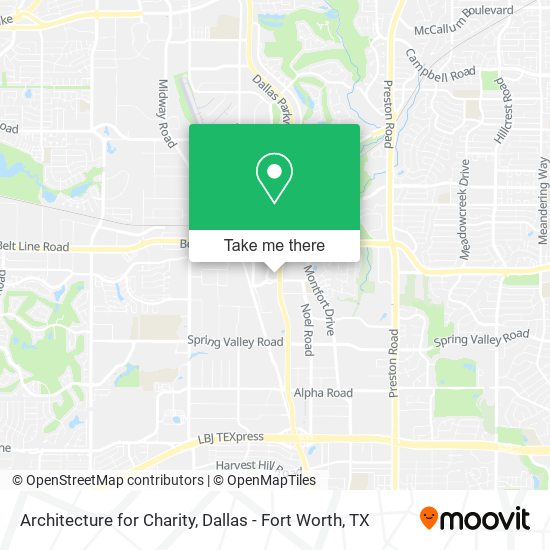 Architecture for Charity map