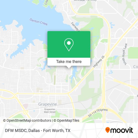 Mapa de DFW MSDC