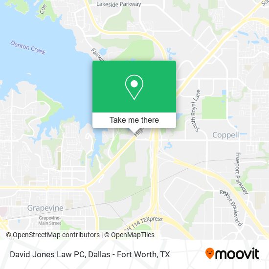 David Jones Law PC map