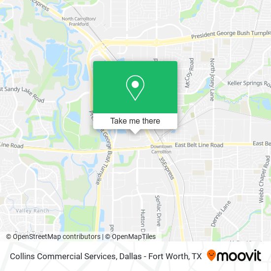 Collins Commercial Services map