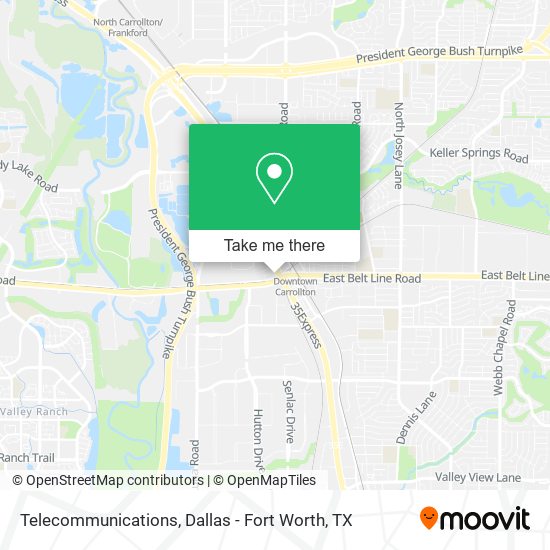 Telecommunications map