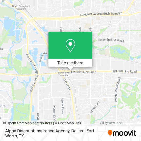 Alpha Discount Insurance Agency map