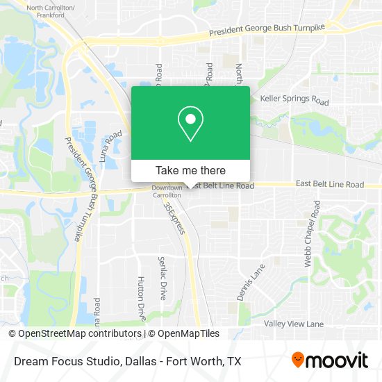 Dream Focus Studio map