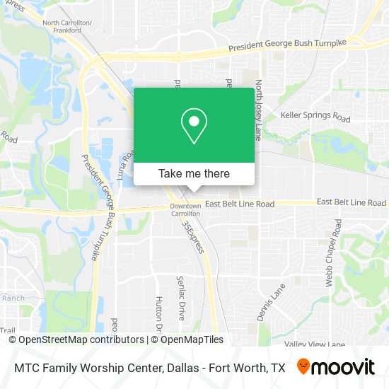 MTC Family Worship Center map