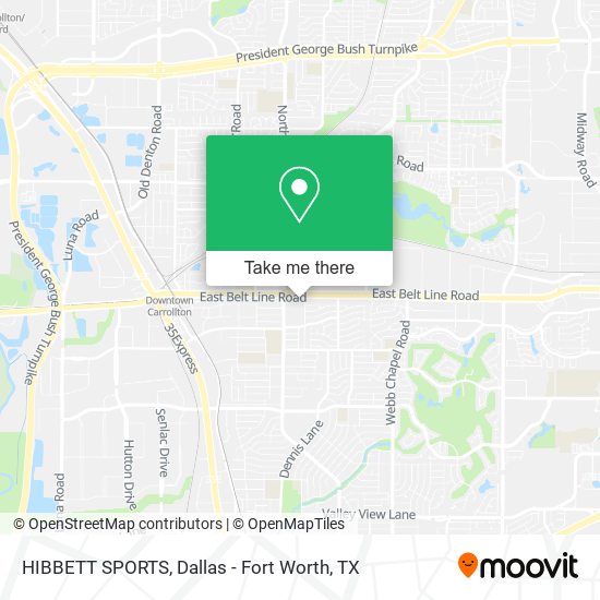 HIBBETT SPORTS map