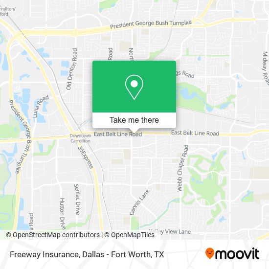 Freeway Insurance map