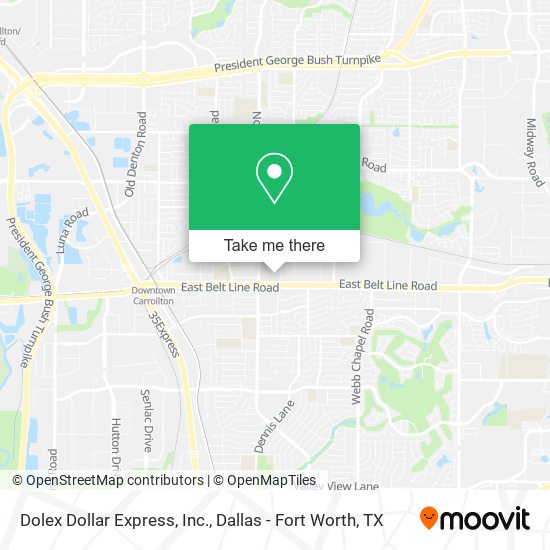 Mapa de Dolex Dollar Express, Inc.