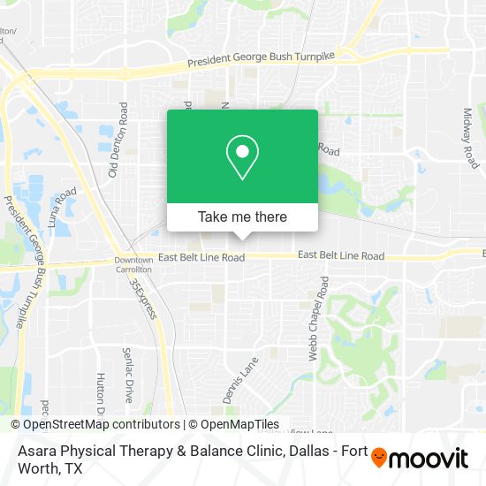 Mapa de Asara Physical Therapy & Balance Clinic
