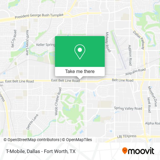 Mapa de T-Mobile