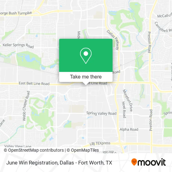 June Win Registration map