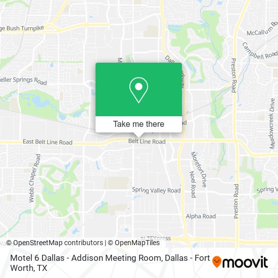 Motel 6 Dallas - Addison Meeting Room map