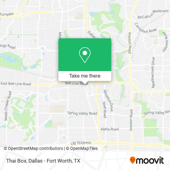 Mapa de Thai Box