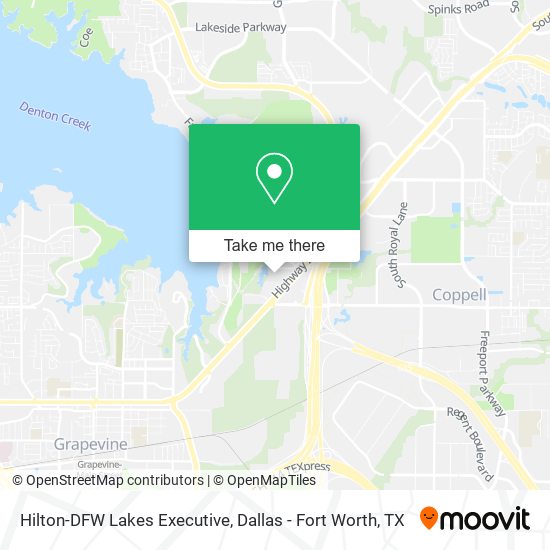 Mapa de Hilton-DFW Lakes Executive