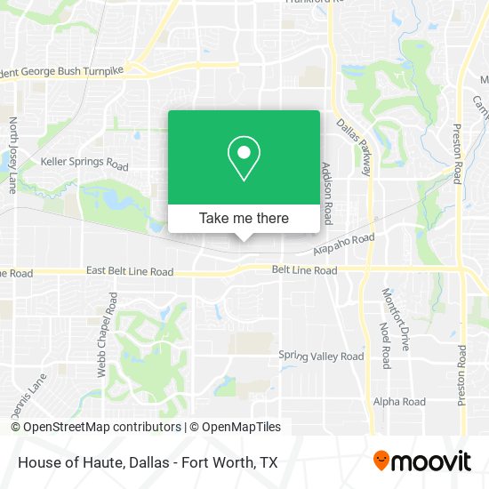 House of Haute map