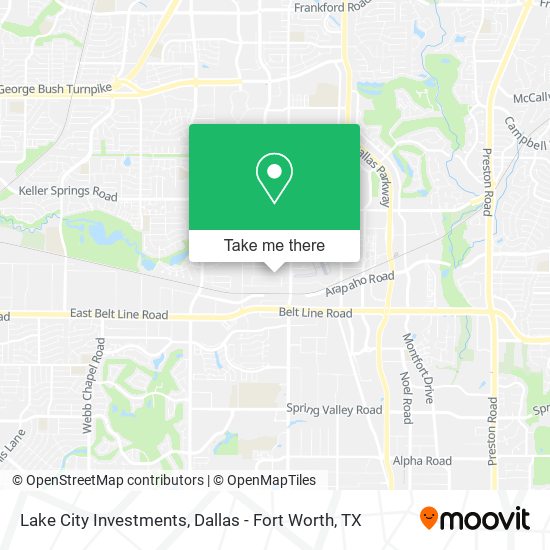 Lake City Investments map