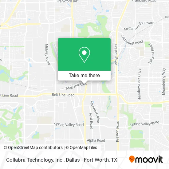 Collabra Technology, Inc. map