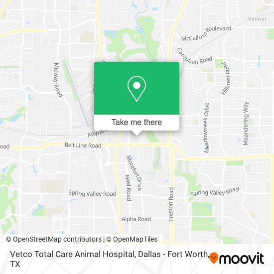 Mapa de Vetco Total Care Animal Hospital