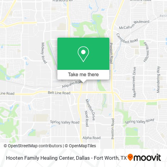 Mapa de Hooten Family Healing Center