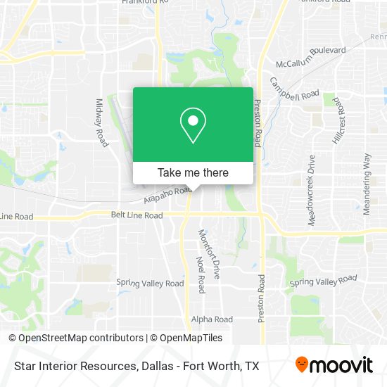 Star Interior Resources map