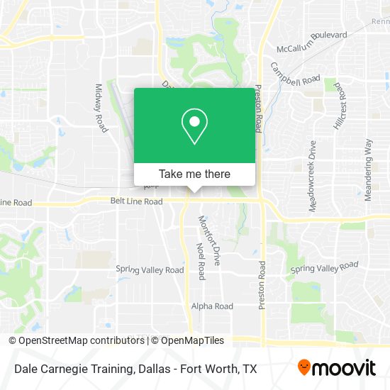 Mapa de Dale Carnegie Training