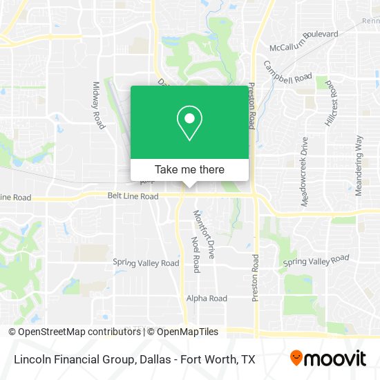 Lincoln Financial Group map