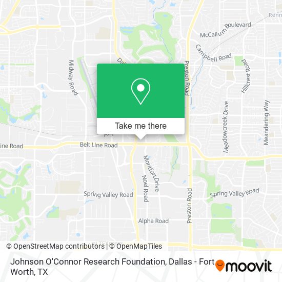 Johnson O'Connor Research Foundation map
