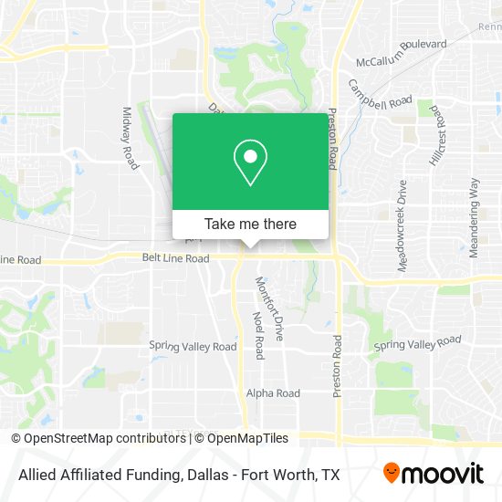 Allied Affiliated Funding map