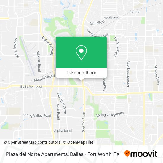 Plaza del Norte Apartments map