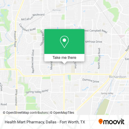 Mapa de Health Mart Pharmacy
