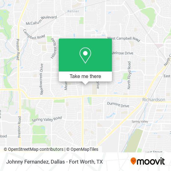 Mapa de Johnny Fernandez