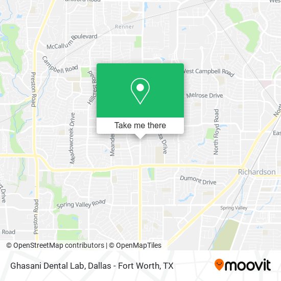 Ghasani Dental Lab map