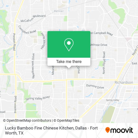 Lucky Bamboo Fine Chinese Kitchen map