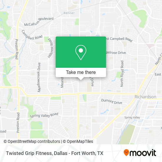 Twisted Grip Fitness map