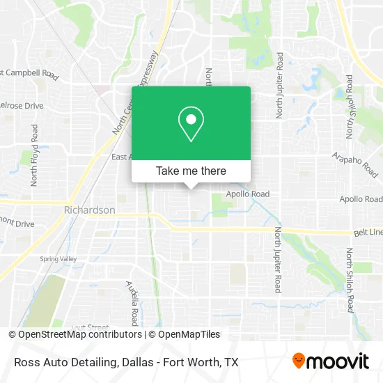 Ross Auto Detailing map