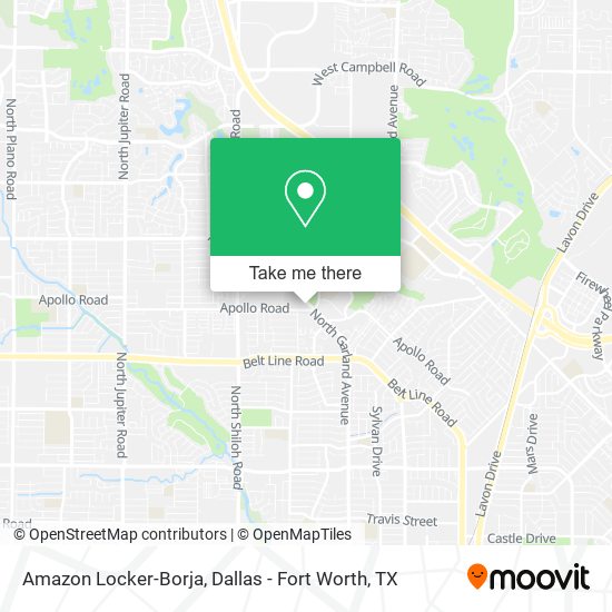 Amazon Locker-Borja map