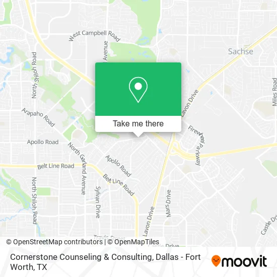 Cornerstone Counseling & Consulting map