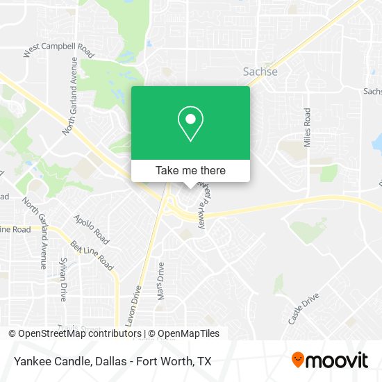Yankee Candle map