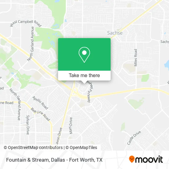 Fountain & Stream map