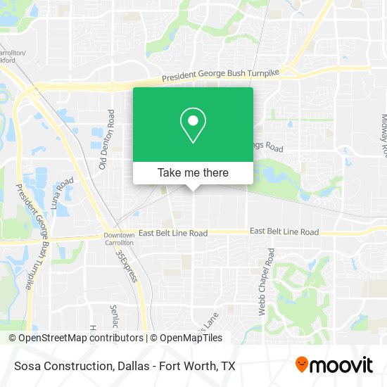 Sosa Construction map