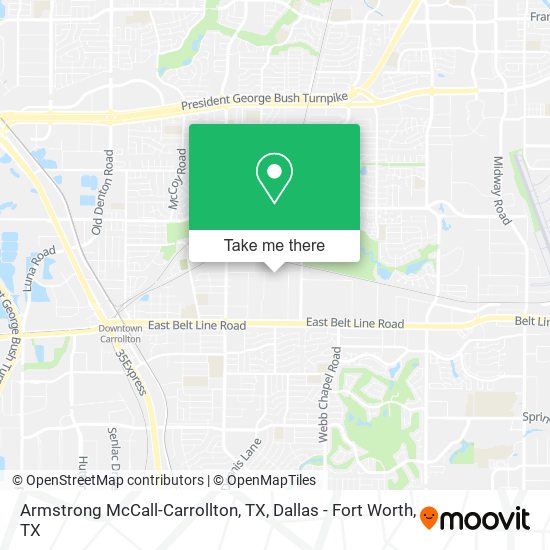 Armstrong McCall-Carrollton, TX map