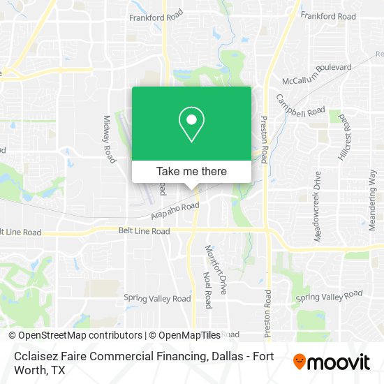 Mapa de Cclaisez Faire Commercial Financing