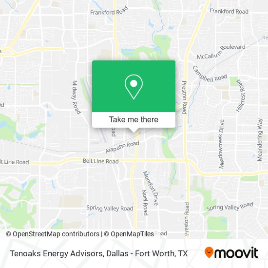 Mapa de Tenoaks Energy Advisors