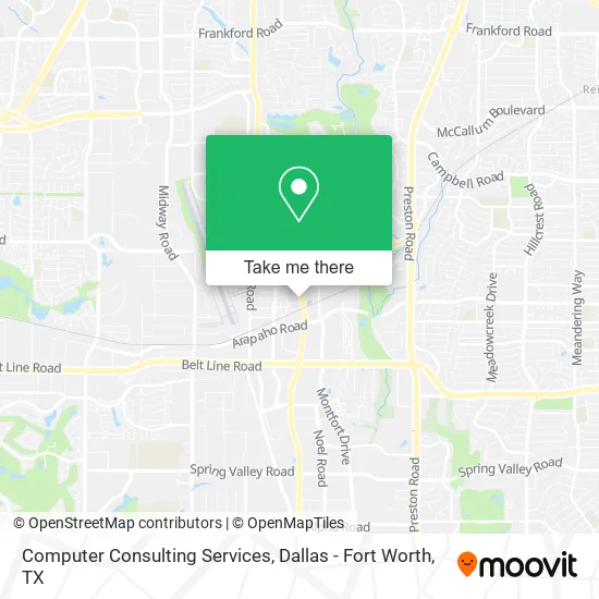Computer Consulting Services map
